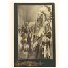 Image 1 : Old West Indian Chief Cabinet Card Photo