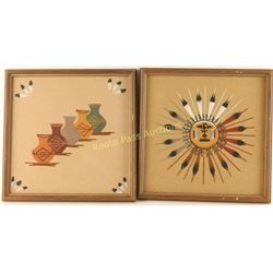 Collection of 2 Sand Paintings