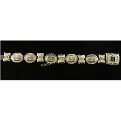 Silver & Turquoise Concho Belt