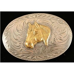 B-K Sterling Silver Belt Buckle