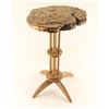 Image 1 : Round Pecan Burl Table