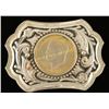 Image 1 : Silver Dollar Belt Buckle
