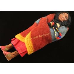 Indian Skookum Cowboy Era Child's Doll