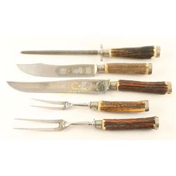 Vintage Solingen Carving Set