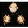 Image 1 : Cameo Ring & Earrings Set