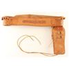 Image 2 : Old West Hand Tooled Leather Holster and Belt