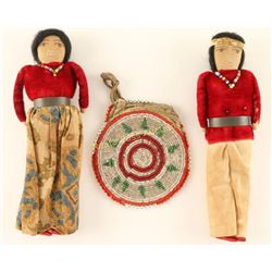 Indian Purse & Dolls