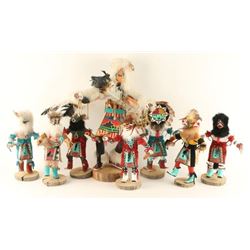 Lot of 8 Kachinas