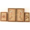 Image 1 : Collection of 4 Small Sand Paintings
