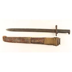 Bayonet with Leather Scabbard