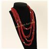 Image 1 : Coral 32 Strand Necklace