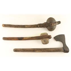 Lot of 3 Primitive Axes