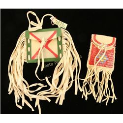 Collection of 2 Native American Possibles Bags