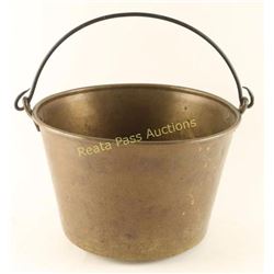 18th Century Brass Cooking Pail
