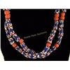 Image 2 : Cobalt Chevron Trade Bead Necklace