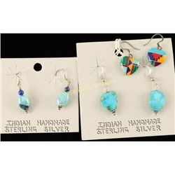 Lot of 3 Indian Made Earrings