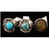 Image 1 : Lot of 3 Sterling & Turquoise Rings