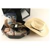 Image 1 : Cowboy Hat Carrying Case & Larry Mayhan's Hat