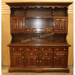 Ranch Style Pine Hutch