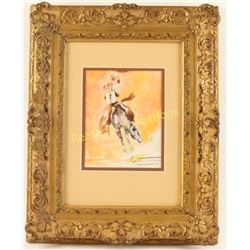 Original Watercolor by Will James