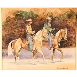 Original Watercolor by Ed Borein