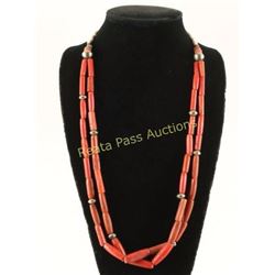 Mediterranean Coral Necklace