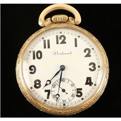 Boulevard Open Faced Pocket Watch