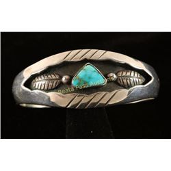 Navajo Turquoise Shadowbox Cuff