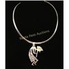 Image 2 : Sterling Zuni Choker with Kokopelli Pendant