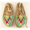 Image 1 : Pair of Plains Indians Beaded Moccasins