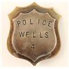 Image 1 : Old West Police Wells Badge