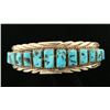 Image 1 : Navajo 13 Stone Cuff Bracelet