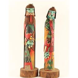 Lot of 2 High Quality Kachina Dolls