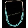 Image 1 : Navajo 3 Strand Turquoise Necklace