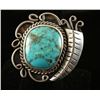 Image 1 : Large Turquoise & Sterling Navajo Ring