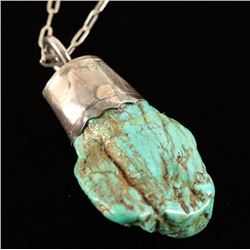 Turquoise Nugget Pendant