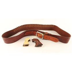 Cartridge Belt & Grips Lot