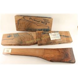 Collection of 3 Wood Rifle Blanks