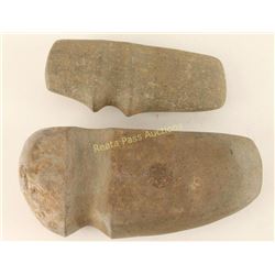 Lot of 2 Stone Axe Heads