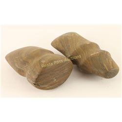 Lot of 2 Stone Axe Heads