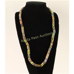 Single Strand Trade Bead Necklace