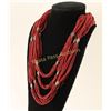 Image 2 : Coral 32 Strand Necklace