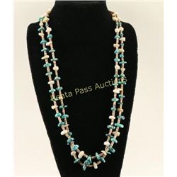 Native American Lone Mountain Turquoise Necklace