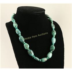 Single Strand Chinese Turquoise Necklace