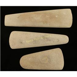 Collection of 3 Stone Celts