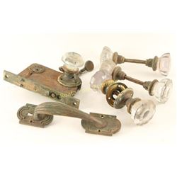 Lot of Antique Doorknobs & Door Pull