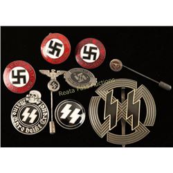 Lot of German WWII Pins & Badges