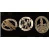 Image 1 : Lot of 3 German WWII Badges