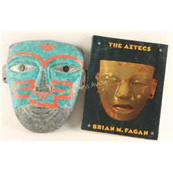 Aztec Mask with Book