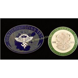 Lot of 2 German WWII Badges